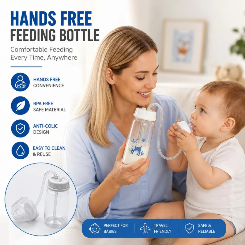 Hands Free Feeding Bottle | 240mL